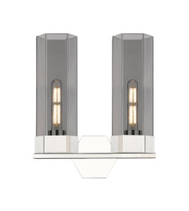 Claverack - 2 Light - 13 inch - Polished Nickel - Bath Vanity Light (427-2W-PN-G427-14SM)