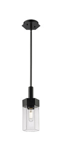 Claverack - 1 Light - 6 inch - Matte Black - Pendant (427-1S-BK-G427-9CL)