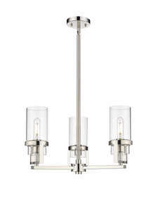 Utopia - 3 Light - 22 inch - Polished Nickel - Pendant (426-3CR-PN-G426-8CL)
