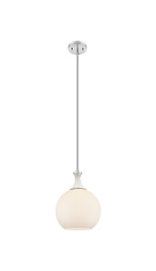 Astor - 1 Light - 10 inch - Brushed Satin Nickel - Mini Pendant (415-1SR-SN-G121-10)