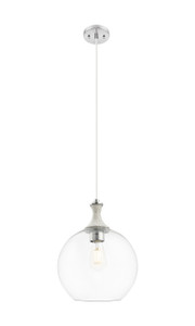Astor - 1 Light - 12 inch - Brushed Satin Nickel - Cord hung - Mini Pendant (415-1PR-SN-G122-12)