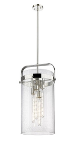 Pilaster - 4 Light - 12 inch - Polished Nickel - Pendant (413-4SL-PN-G413-4S-12SDY)
