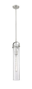 Pilaster - 1 Light - 4 inch Glass - Satin Nickel - Pendant (413-1SS-SN-G413-1S-4SDY)