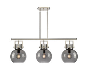 Newton Sphere - 3 Light - 42 inch - Satin Nickel - Island Light (411-3I-SN-G410-10SM)