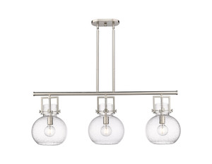 Newton Sphere - 3 Light - 42 inch - Satin Nickel - Island Light (411-3I-SN-G410-10SDY)