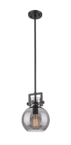 Newton Sphere - 1 Light - 8 inch - Matte Black - Mini Pendant (411-1SS-BK-G410-8SM)