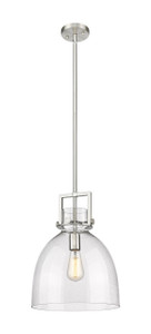 Newton Bell - 1 Light - 12 inch - Satin Nickel - Mini Pendant (411-1SM-SN-G412-12SDY)