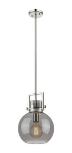 Newton Sphere - 1 Light - 10 inch - Polished Nickel - Mini Pendant (411-1SM-PN-G410-10SM)