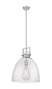 Newton Bell - 1 Light - 16 inch - Satin Nickel - Pendant (411-1SL-SN-G412-16SDY)