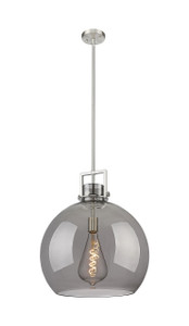 Newton Sphere - 1 Light - 18 inch - Satin Nickel - Pendant (411-1SL-SN-G410-18SM)
