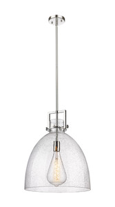 Newton Bell - 1 Light - 16 inch - Polished Nickel - Pendant (411-1SL-PN-G412-16SDY)