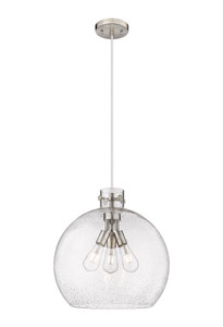 Newton Sphere - 3 Light - 18 inch - Satin Nickel - Cord hung - Pendant (410-3PL-SN-G410-18SDY)