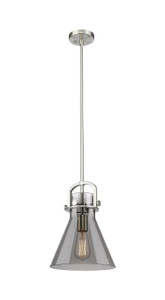 Newton Cone - 1 Light - 10 inch - Satin Nickel - Mini Pendant (410-1SM-SN-G411-10SM)