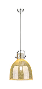 Newton Bell - 1 Light - 12 inch - Polished Nickel - Mini Pendant (410-1SM-PN-G412-12ME)