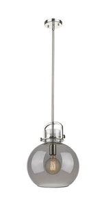 Newton Sphere - 1 Light - 12 inch - Polished Nickel - Mini Pendant (410-1SM-PN-G410-12SM)