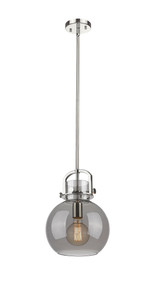 Newton Sphere - 1 Light - 10 inch - Polished Nickel - Mini Pendant (410-1SM-PN-G410-10SM)