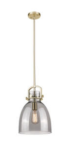Newton Bell - 1 Light - 10 inch - Champagne Bronze - Mini Pendant (410-1SM-CB-G412-10SM)