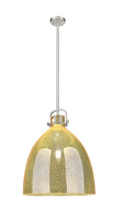 Newton Bell - 1 Light - 18 inch - Satin Nickel - Pendant (410-1SL-SN-G412-18ME)