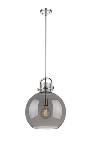 Newton Sphere - 1 Light - 14 inch - Polished Nickel - Pendant (410-1SL-PN-G410-14SM)