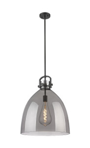 Newton Bell - 1 Light - 18 inch - Matte Black - Pendant (410-1SL-BK-G412-18SM)