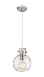 Newton Sphere - 1 Light - 8 inch - Brushed Satin Nickel - Cord hung - Mini Pendant (410-1PS-SN-G410-8SDY)