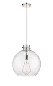 Newton Sphere - 1 Light - 16 inch - Polished Nickel - Cord hung - Pendant (410-1PL-PN-G410-16SDY)