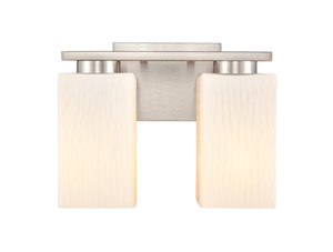 Juneau - 2 Light - 11 inch - Satin Nickel - Bath Vanity Light (419-2W-SN-G4191)