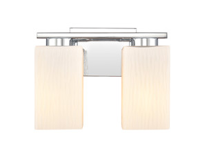 Juneau - 2 Light - 11 inch - Polished Chrome - Bath Vanity Light (419-2W-PC-G4191-LED)