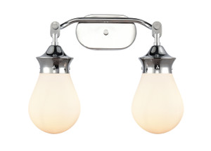 Genesis - 2 Light - 18 inch - Polished Chrome - Bath Vanity Light (414-2W-PC-6W)