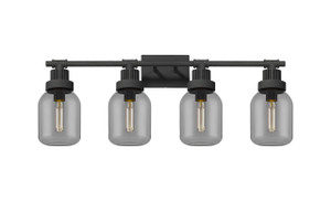 Somers - 4 Light - 33 inch - Textured Black - Bath Vanity Light (472-4W-TBK-G472-6SM)