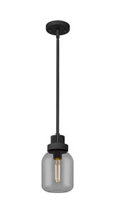 Somers - 1 Light - 6 inch - Textured Black - Pendant (472-1S-TBK-G472-6SM)