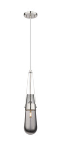 Milan - 1 Light - 4 inch - Satin Nickel - Pendant (452-1P-SN-G452-4SM)