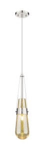 Milan - 1 Light - 4 inch - Polished Nickel - Pendant (452-1P-PN-G452-4ME)