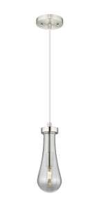 Owego - 1 Light - 5 inch - Satin Nickel - Pendant (451-1P-SN-G451-4SM)