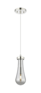 Owego - 1 Light - 5 inch - Polished Nickel - Pendant (451-1P-PN-G451-4SM)