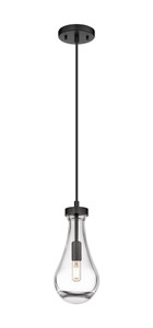 Owego - 1 Light - 5 inch - Matte Black - Pendant (451-1P-BK-G451-5CL)