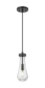 Owego - 1 Light - 5 inch - Matte Black - Pendant (451-1P-BK-G451-4SDY)