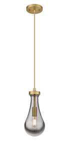 Owego - 1 Light - 5 inch - Brushed Brass - Pendant (451-1P-BB-G451-5SM)
