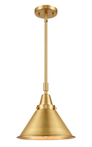 Briarcliff - 1 Light - 10 inch - Satin Gold - Mini Pendant (447-1S-SG-M10-SG-LED) Briarcliff - 1 Light - 10 inch - Satin Gold - Mini Pendant (447-1S-SG-M10-SG-LED)