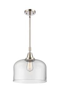 Bell - 1 Light - 12 inch - Polished Nickel - Mini Pendant (447-1S-PN-G72-L)