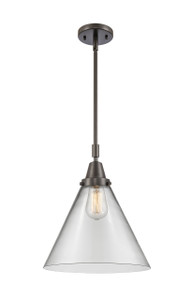 Cone - 1 Light - 12 inch - Oil Rubbed Bronze - Mini Pendant (447-1S-OB-G42-L-LED) Cone - 1 Light - 12 inch - Oil Rubbed Bronze - Mini Pendant (447-1S-OB-G42-L-LED)