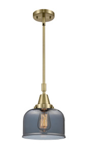 Bell - 1 Light - 8 inch - Antique Brass - Mini Pendant (447-1S-AB-G73-LED)