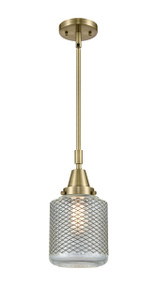 Stanton - 1 Light - 6 inch - Antique Brass - Mini Pendant (447-1S-AB-G262-LED)