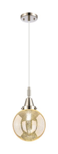 Beacon - 1 Light - 8 inch - Polished Nickel - Mini Pendant (447-1P-PN-G208-8)