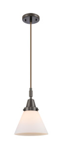 Cone - 1 Light - 8 inch - Oil Rubbed Bronze - Mini Pendant (447-1P-OB-G41)