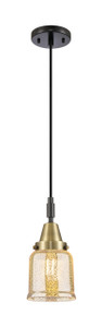 Bell - 1 Light - 5 inch - Black Antique Brass - Mini Pendant (447-1P-BAB-G58)