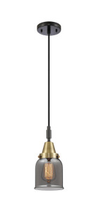 Bell - 1 Light - 5 inch - Black Antique Brass - Mini Pendant (447-1P-BAB-G53)