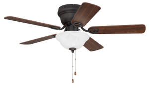 42" Wyman Ceiling Fan in Oil Rubbed Bronze (WC42ORB5C1)