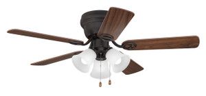 42" Wyman Ceiling Fan in Oil Rubbed Bronze (WC42ORB5C3F) 42" Wyman Ceiling Fan in Oil Rubbed Bronze (WC42ORB5C3F)