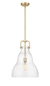 Haverhill - 1 Light - 14 inch - Satin Gold - Stem hung - Pendant (494-1S-SG-G594-14-LED)